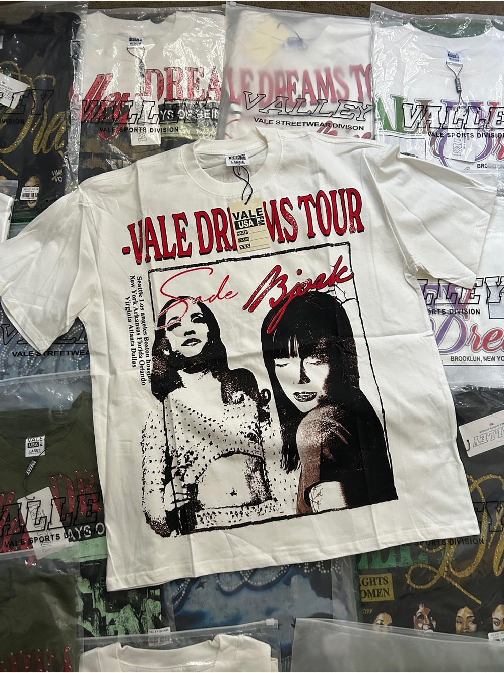 Vale Dreams Tour White Graphic Tee -